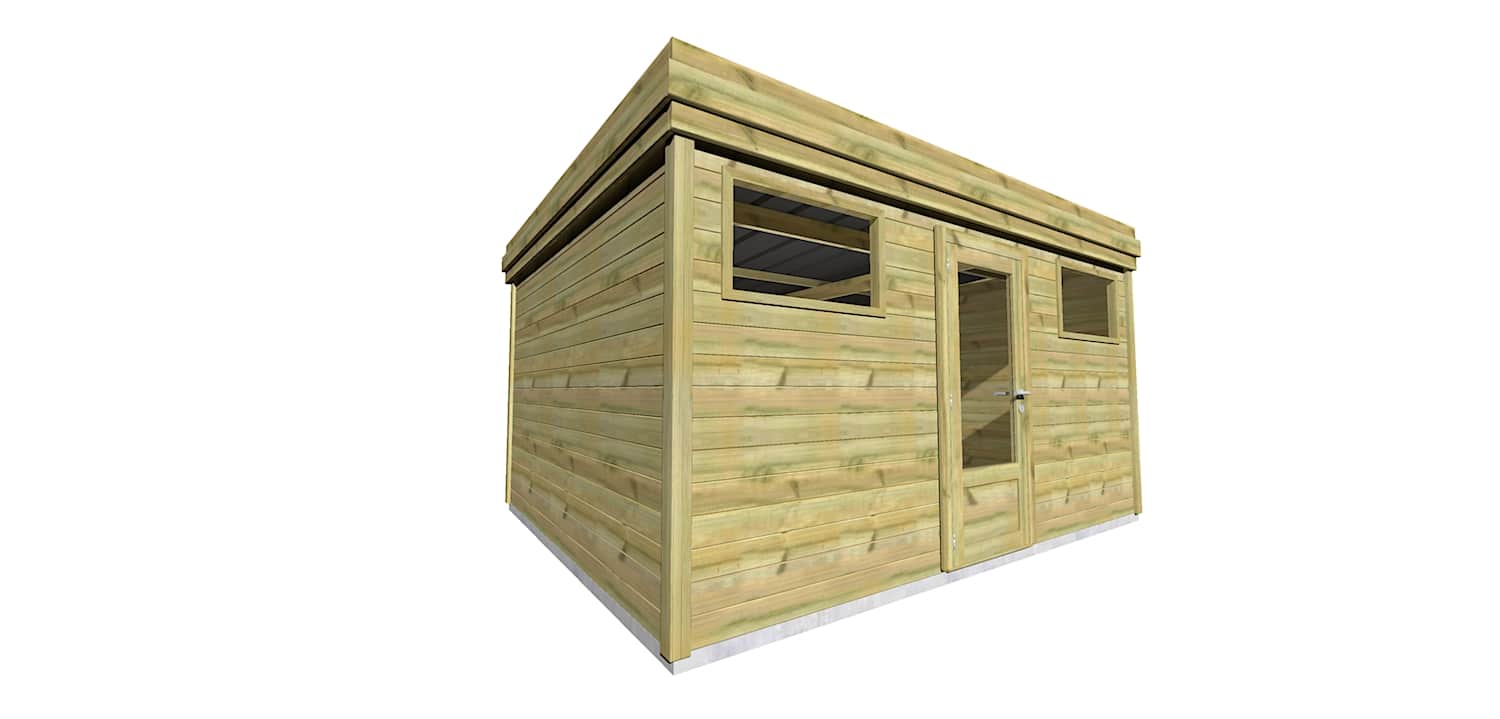 Abri Français Origine sur mesure abri jardin 16,5 m²