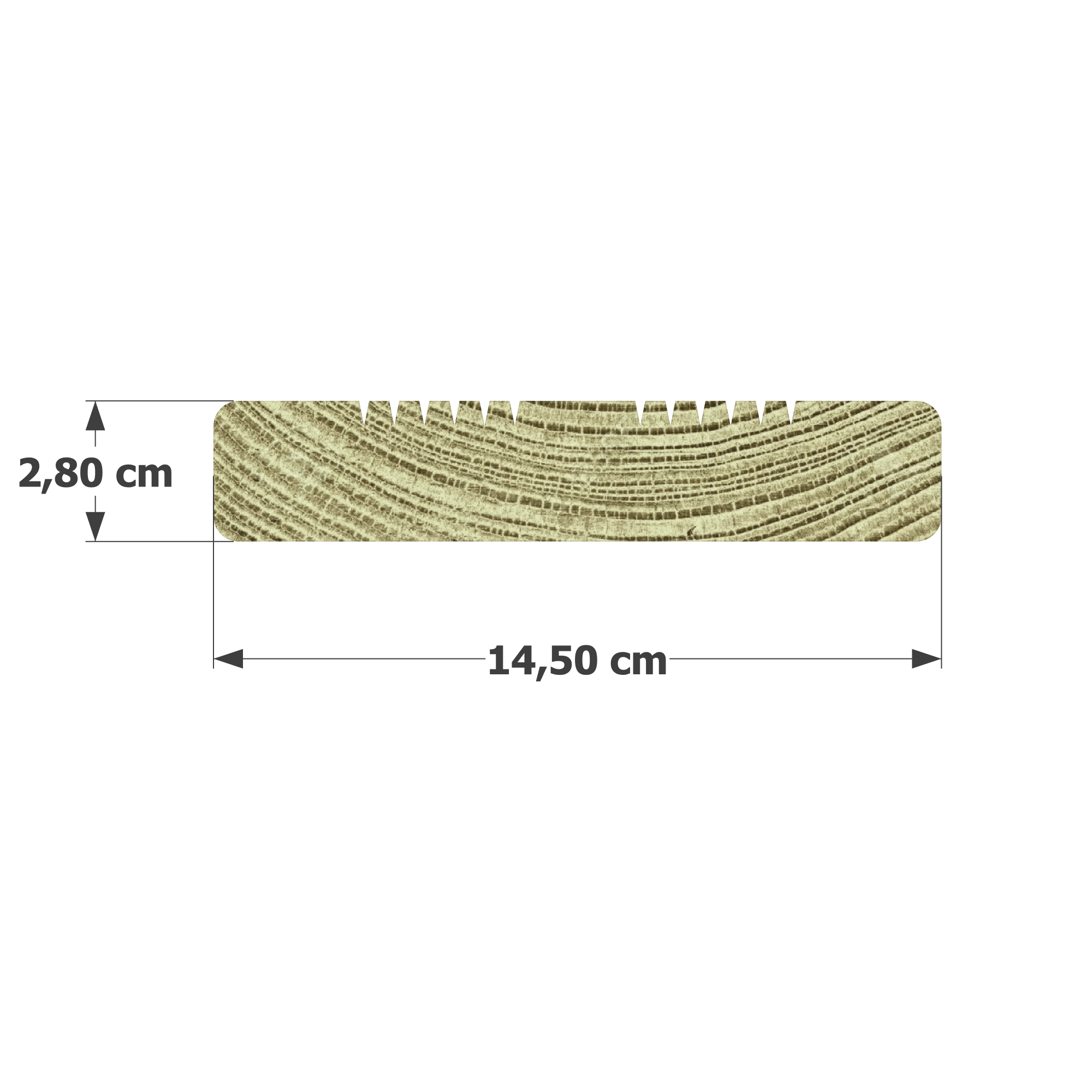 Abri Français lame terrasse pin 27x145 mm classe 4