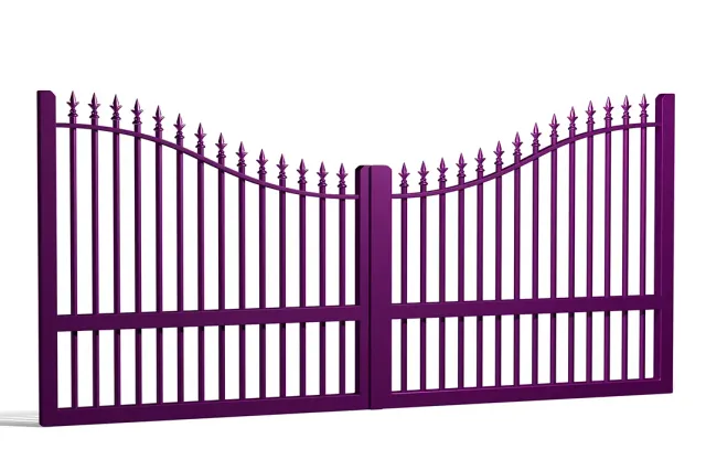 Préfalu ATTELAGE portail battant aluminium jardin