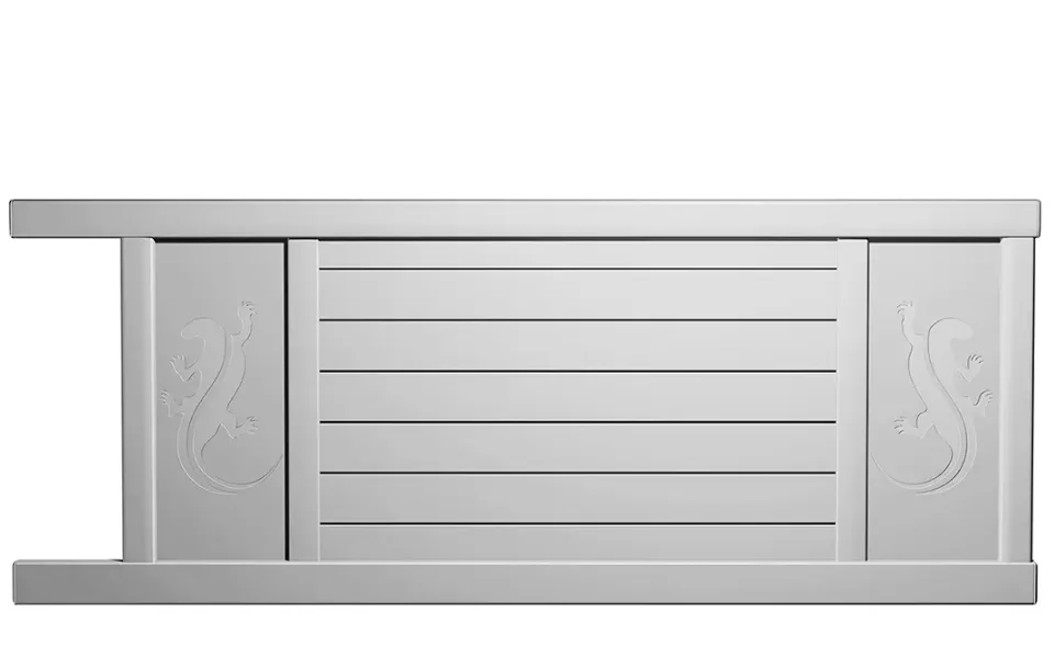 Préfalu Drunon portail battant aluminium jardin