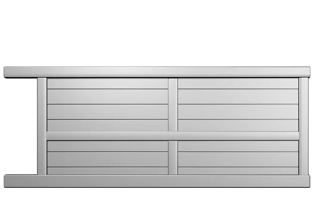 Préfalu Dole portail coulissant aluminium motorisable