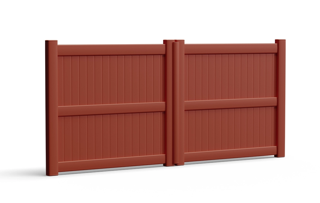 Préfalu Tendre portail battant aluminium droit motorisable