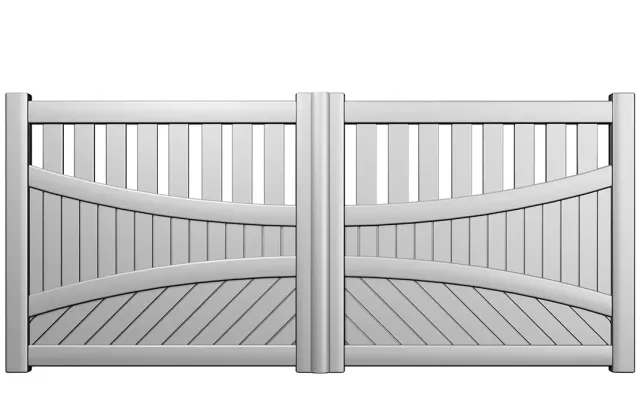 Préfalu ALPILLES portail battant aluminium motorisable
