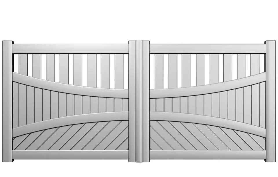 Préfalu ALPILLES portail battant aluminium motorisable