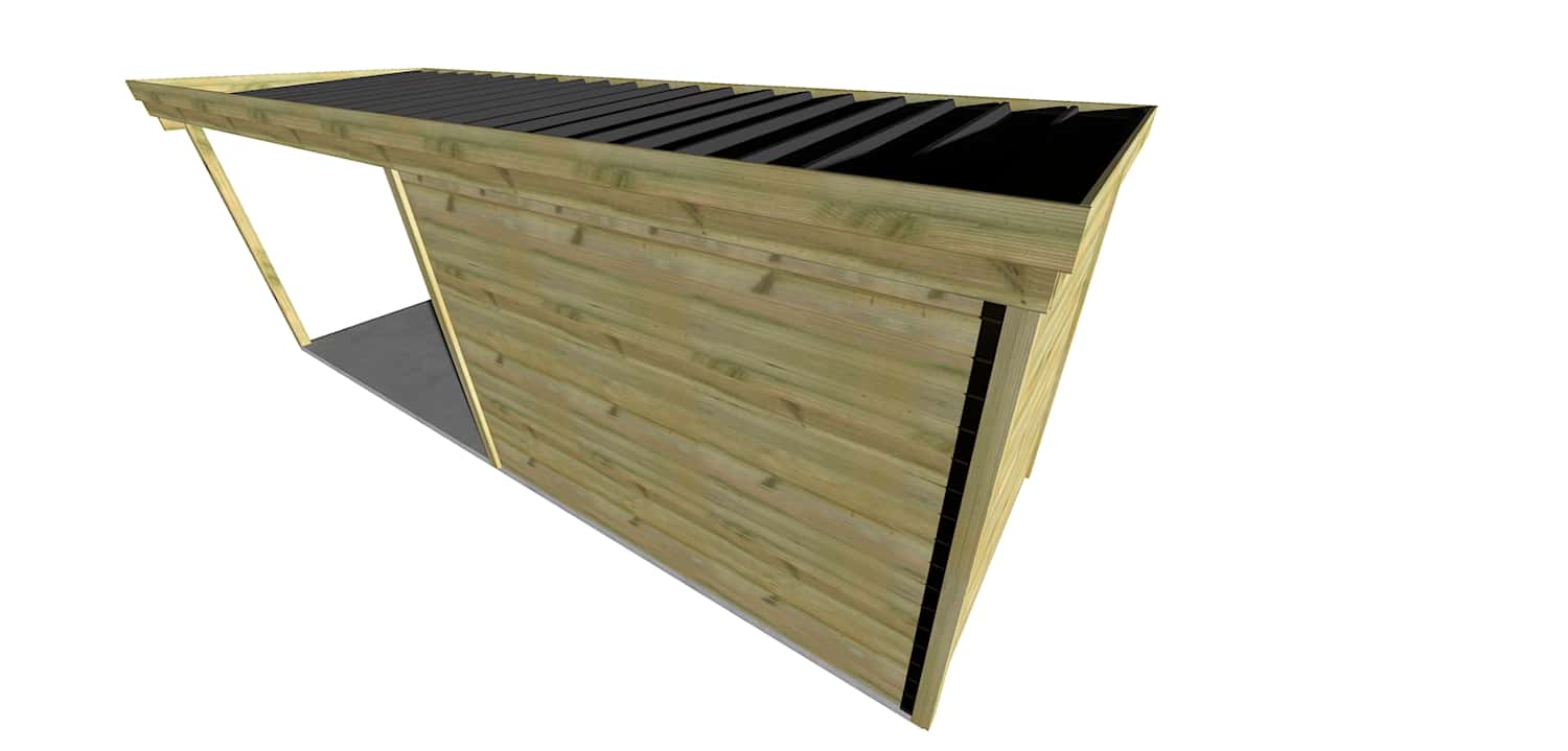Abri Français Gamme Origine Pool House 17m2 abri jardin bois autoclave
