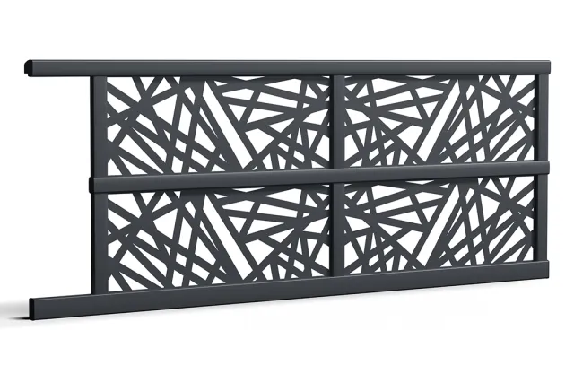 Préfalu Portails coulissants aluminium Marcy portail droit