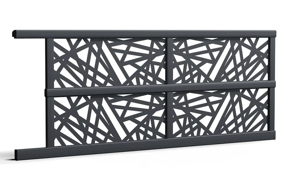 Préfalu Portails coulissants aluminium Marcy portail droit