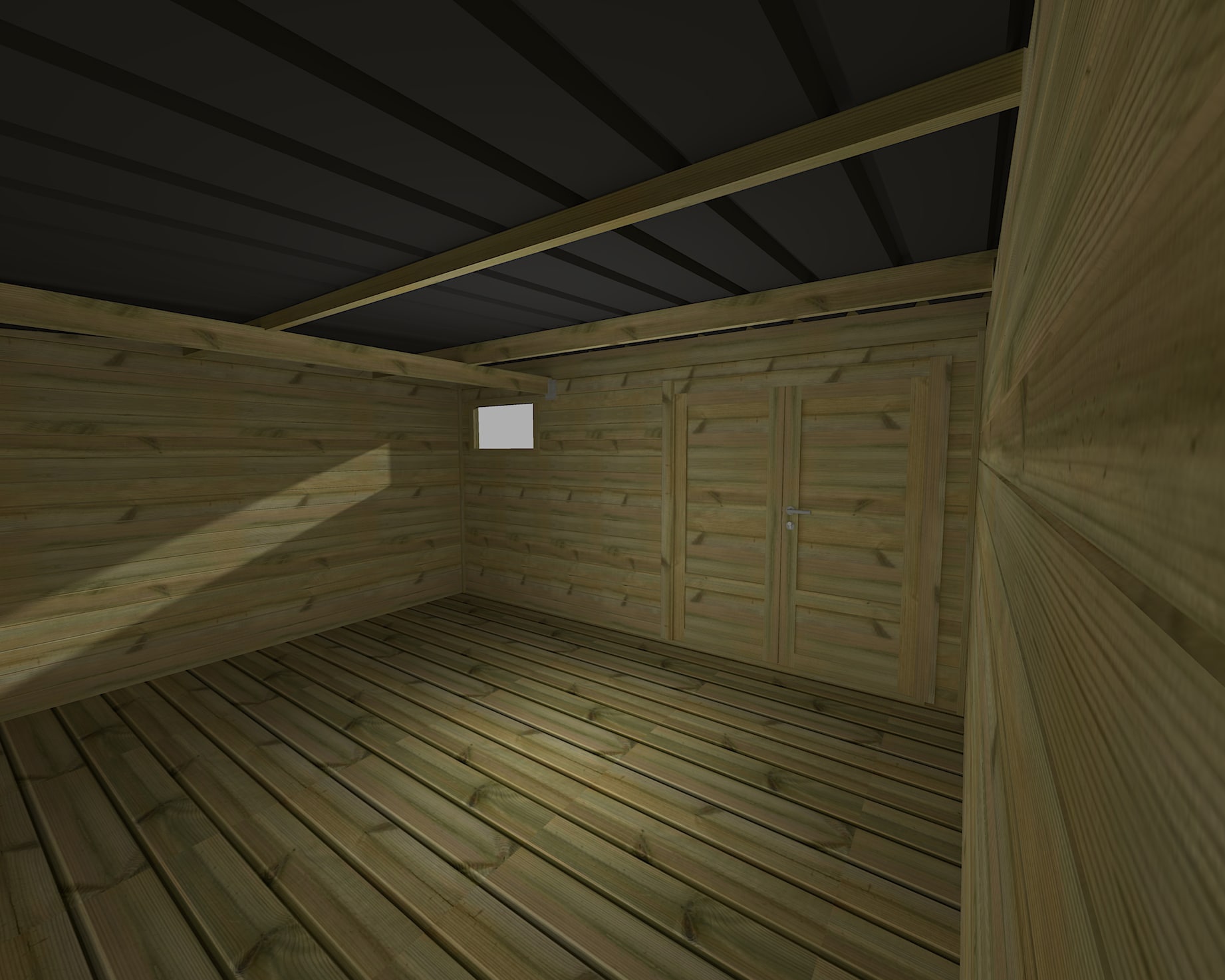 Abri Français Gamme Origine 4,2x3,3 m atelier extérieur 29,5 m²