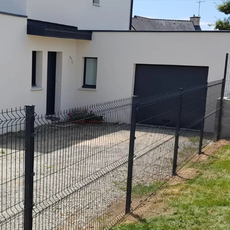 Europe Clôture Panneaux grillage rigide panneau anthracite 2,5m acier