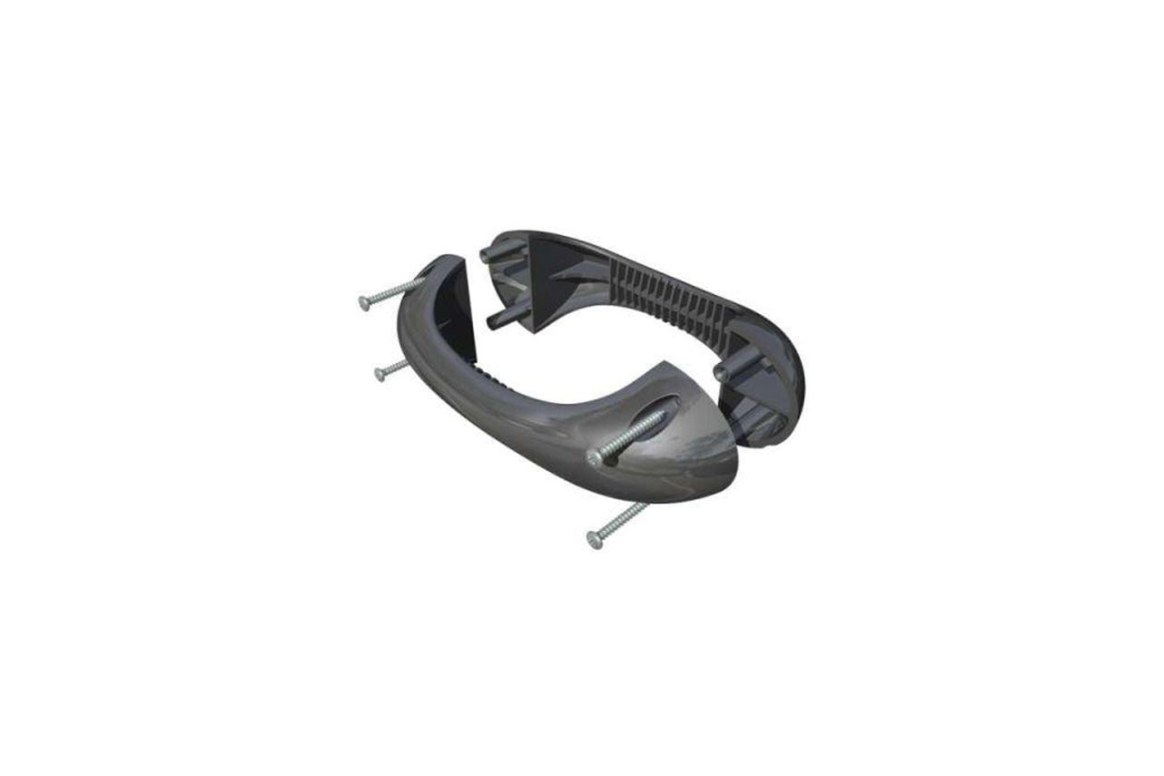 METAL GARDEN Accessoires Poignée noire porte sectionnelle