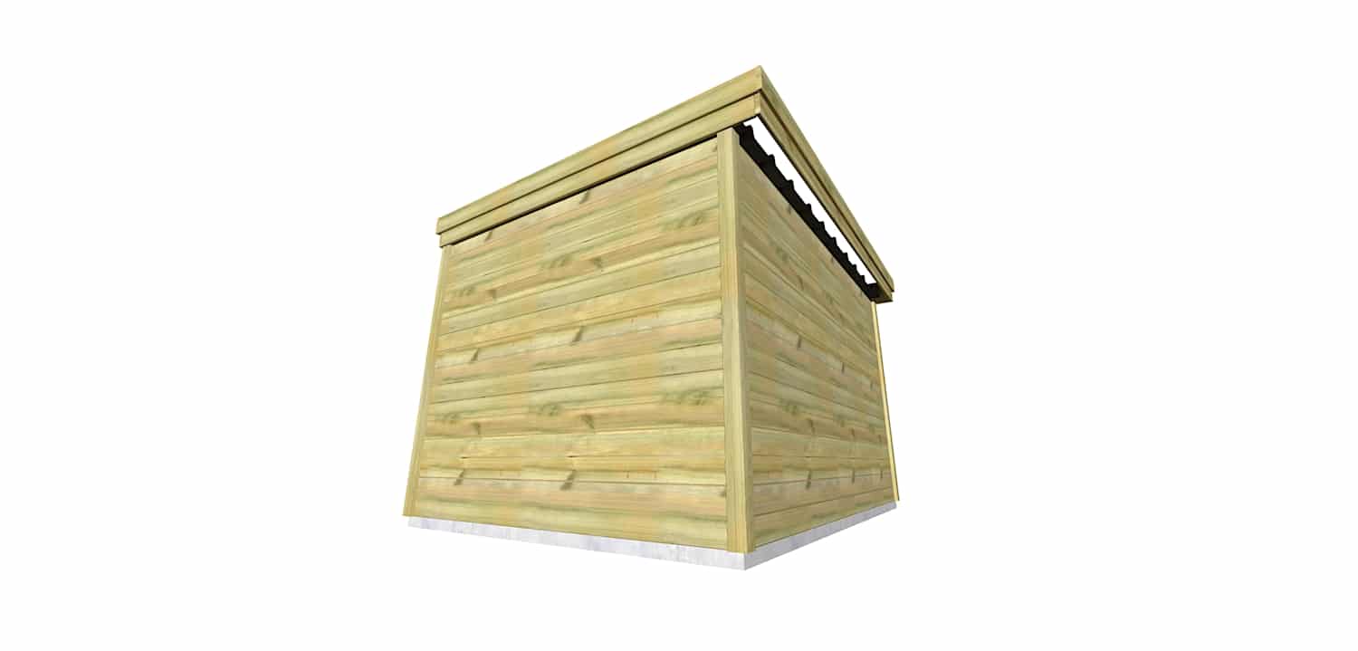 Abri Français Origine 8,3 m² porte vitrée abri jardin fenêtre