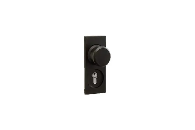 METAL GARDEN Accessoires serrure renforcée porte sectionnelle 2 points