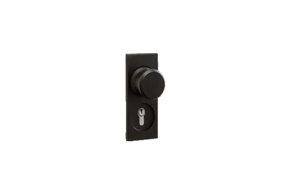METAL GARDEN Accessoires serrure renforcée porte sectionnelle 2 points