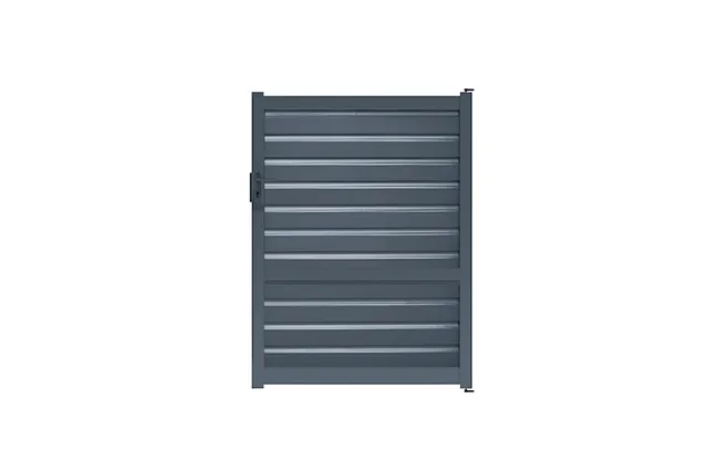 METAL GARDEN Portillons Aluminium portillon persienne 1000x1500 mm alu