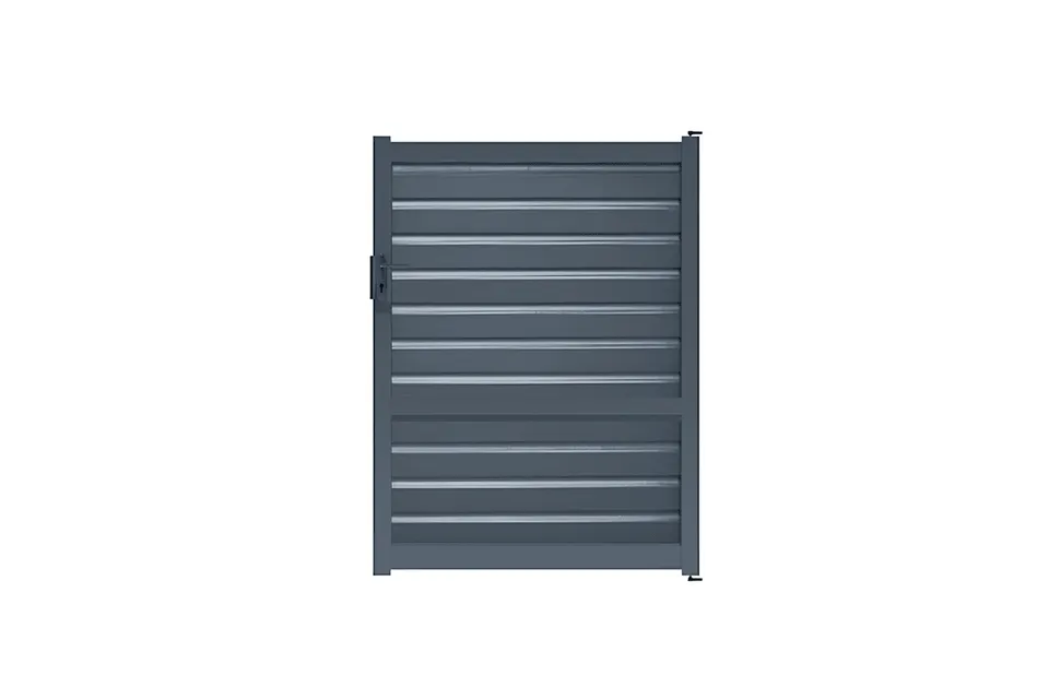 METAL GARDEN Portillons Aluminium portillon persienne 1000x1500 mm alu