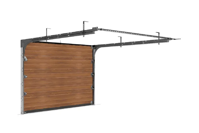 METAL GARDEN Portes de Garage porte levante chêne clair 2500 mm