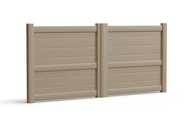 Préfalu Dole portail battant aluminium moderne motorisable