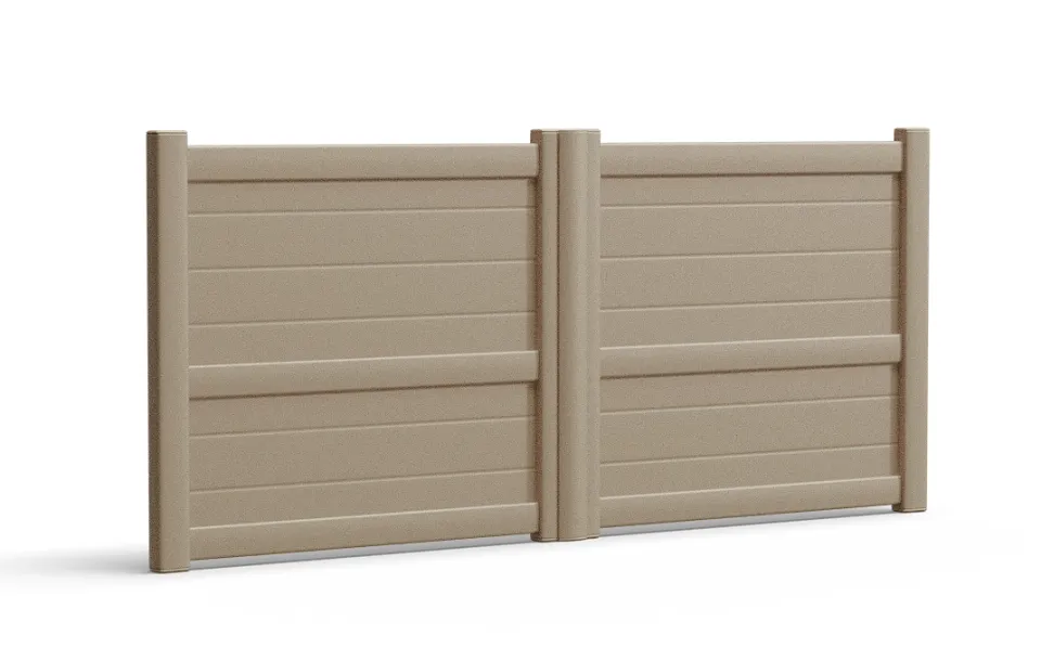 Préfalu Dole portail battant aluminium moderne motorisable