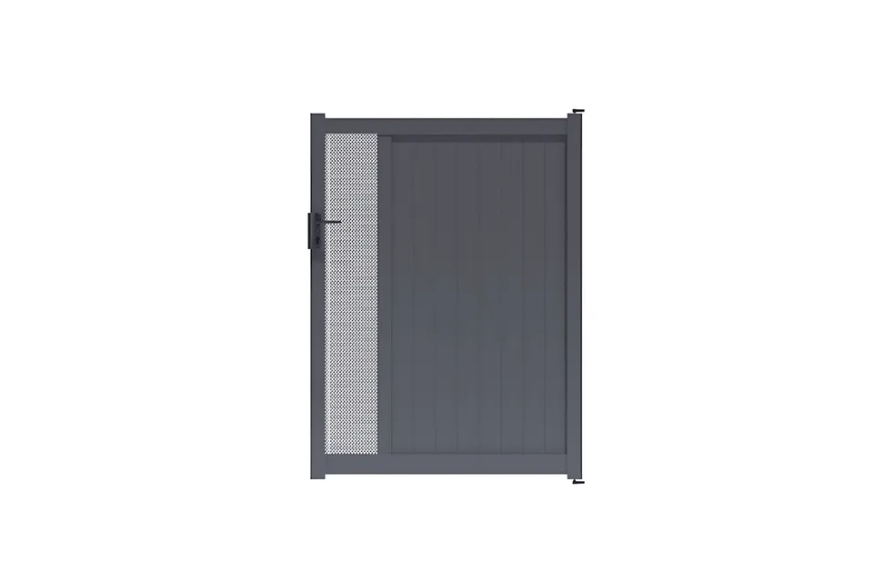 METAL GARDEN Portillons Aluminium perforé 1250 mm occultant