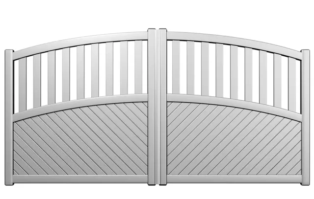 Préfalu AROL portail battant aluminium extérieur