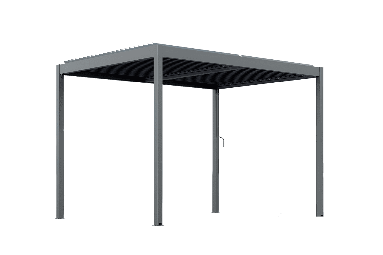 METAL GARDEN Pergolas bioclimatique autoportée éco alu 3000