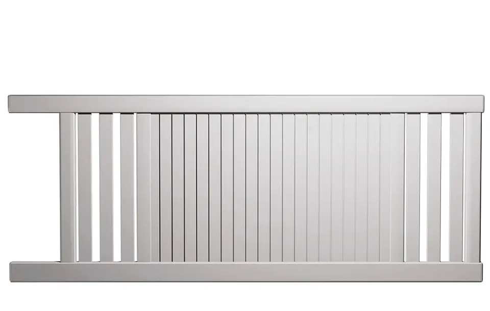 Préfalu Doron portail coulissant aluminium semi-ajouré motorisable