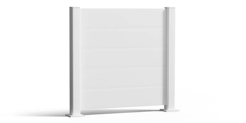 Préfalu Clothor clôture aluminium lame 160 mm