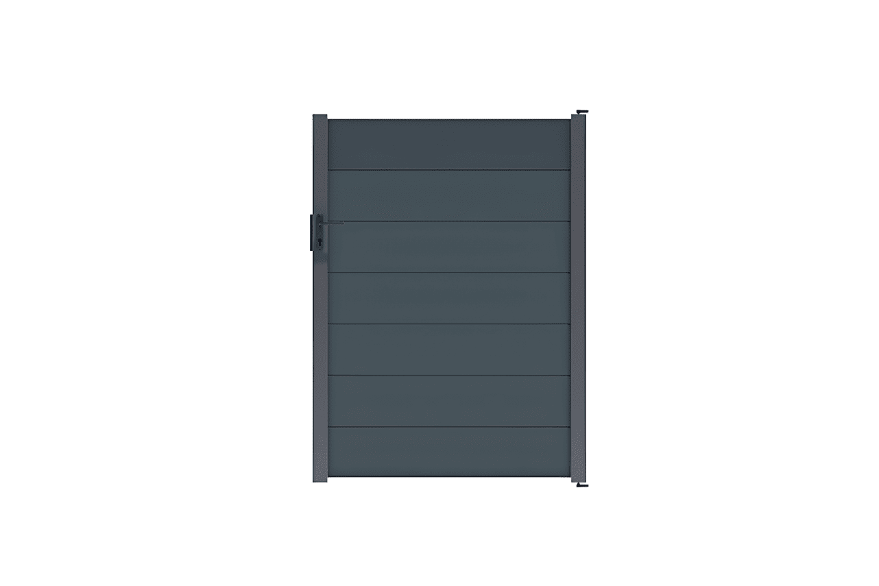 METAL GARDEN Portillons Aluminium sans traverse portillon 1000 plein