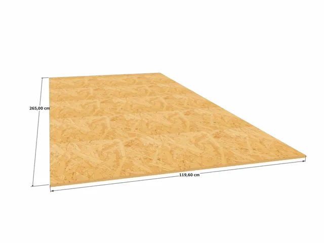 Abri Français Bois au détail Panneau OSB 3 12 mm 1196x2650