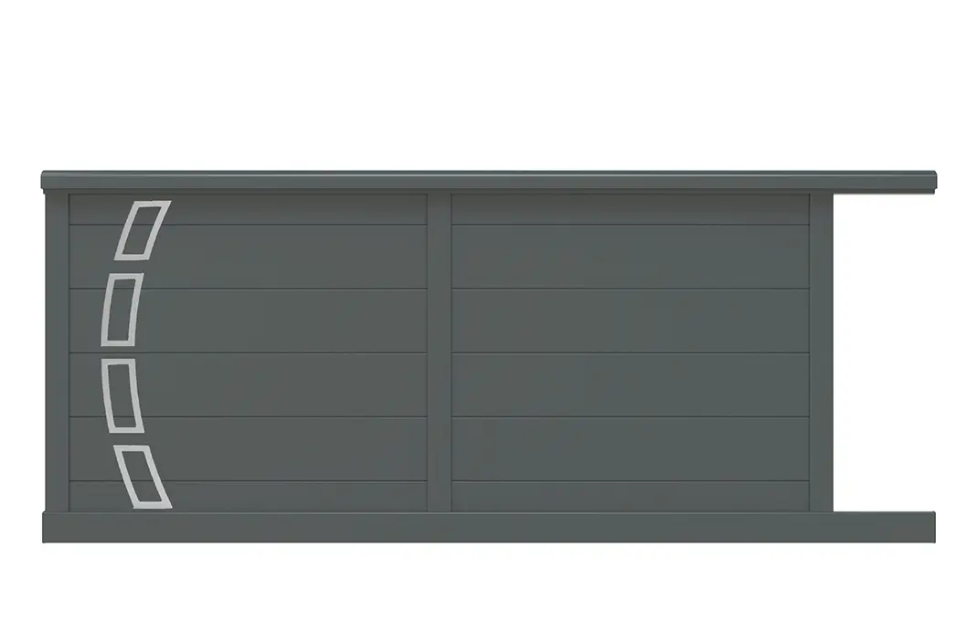 Préfalu Access 14 portail coulissant aluminium