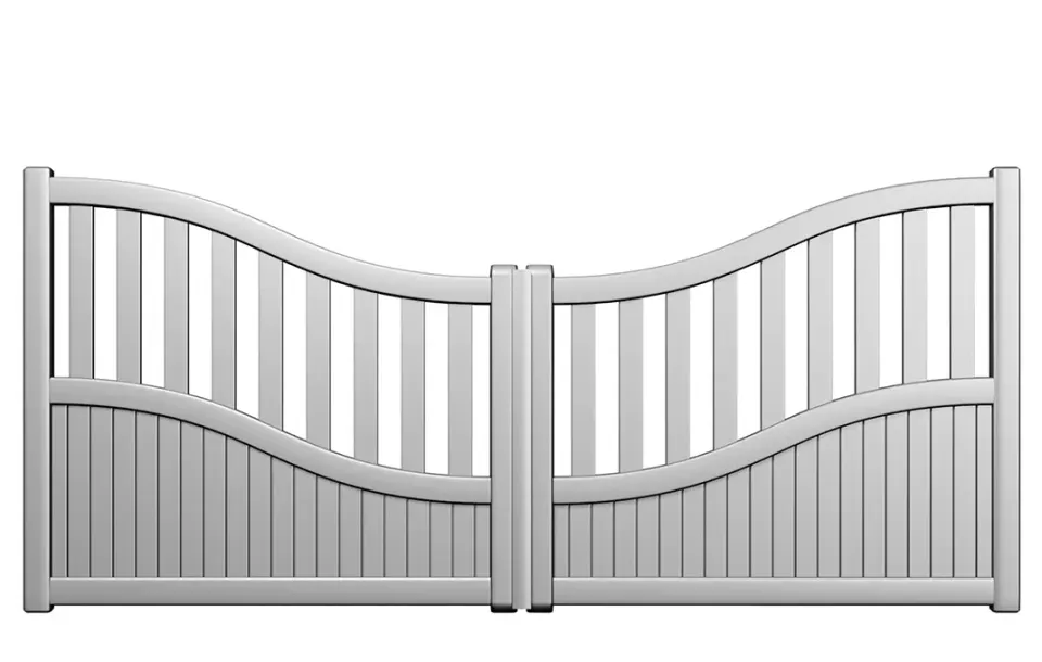 Préfalu Royal portail battant alu jardin