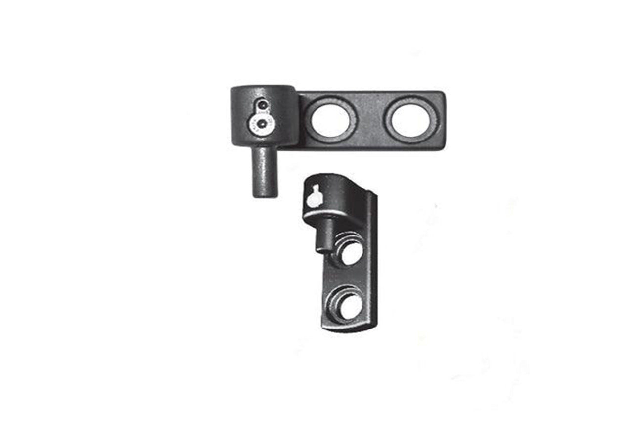 METAL GARDEN Gond portail battant classique aluminium x2