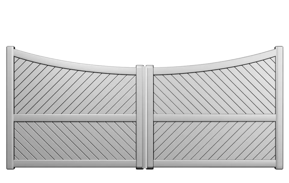 Préfalu BALDY portail battant aluminium droit