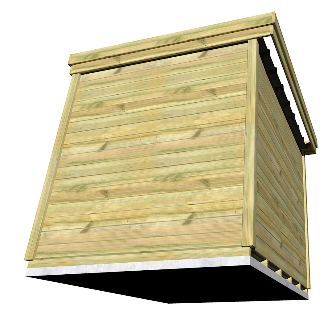 Abri Français Gamme Origine 2,5x2 m abri de jardin 6,7 m²