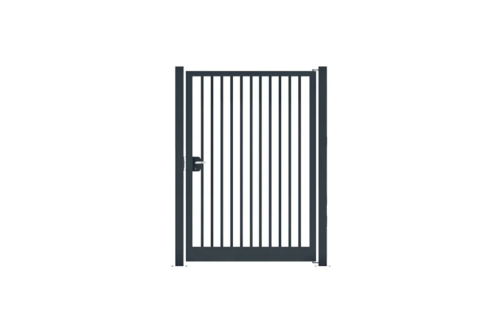 METAL GARDEN Barreaudage Rond portillon acier 1000x1200