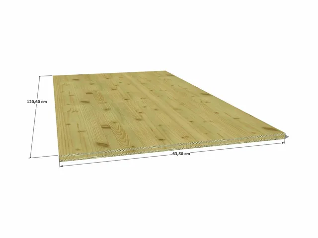 Abri Français Bois au détail panneau 3 plis 635x1260 19 mm