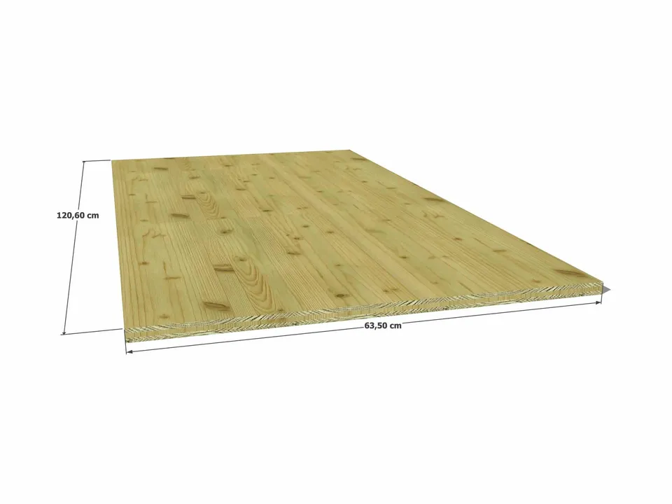 Abri Français Bois au détail panneau 3 plis 635x1260 19 mm