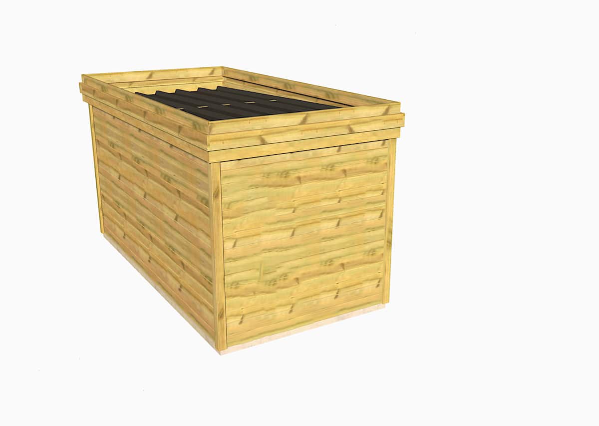 Abri Français Gamme Essentiel abri de jardin 8,6 m² 2,14x4,34 m