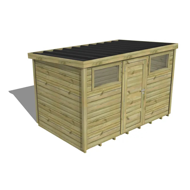 Abri Français Gamme Essentiel 8,2m2 abri jardin bois avec plancher