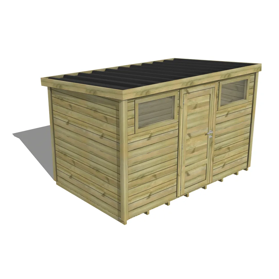 Abri Français Gamme Essentiel 8,2m2 abri jardin bois avec plancher