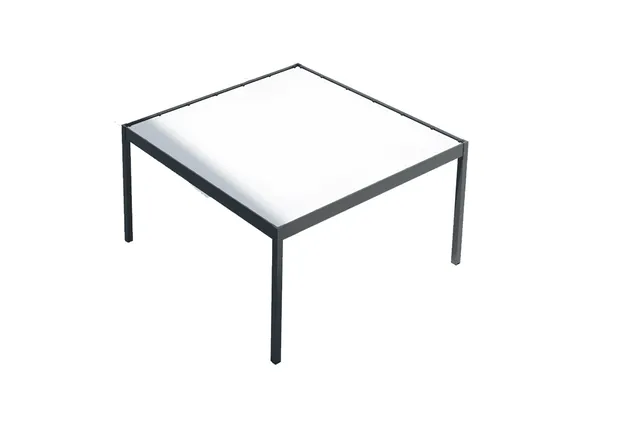 Metal Garden Carport plat abri voiture aluminium 2000 mm