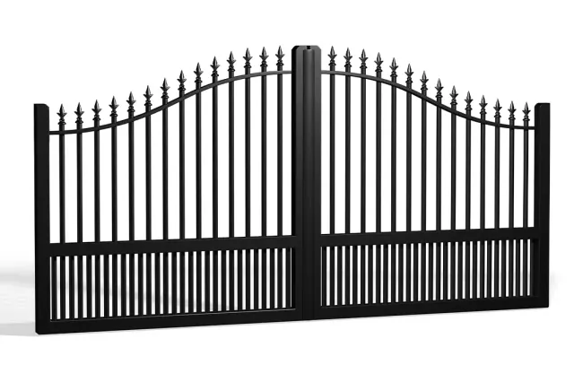 Préfalu COTTE DE MAILLE portail battant alu jardin