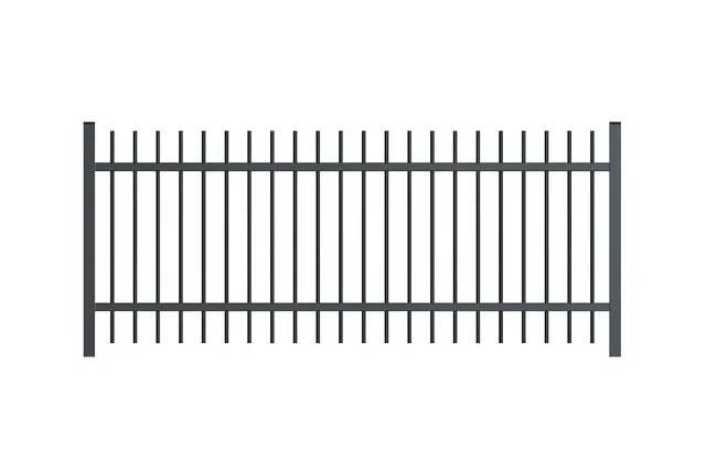 METAL GARDEN Barreaudages Acier tubes passants 1500 mm panneau