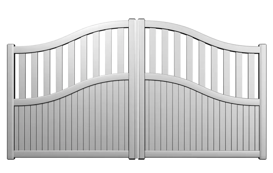 Préfalu PEAK portail battant aluminium motorisable