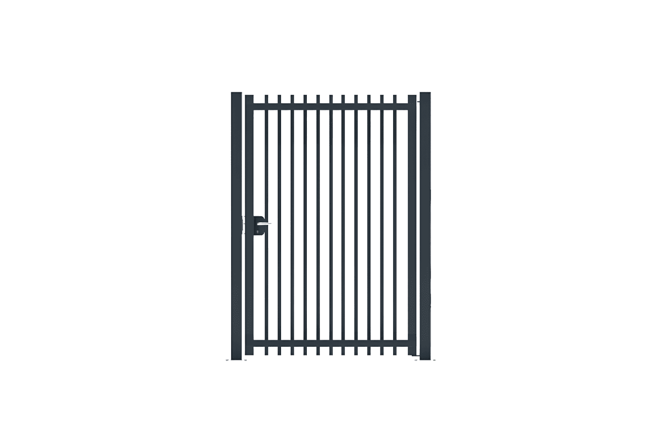 METAL GARDEN portillon tubes passants acier 1000x1500 mm