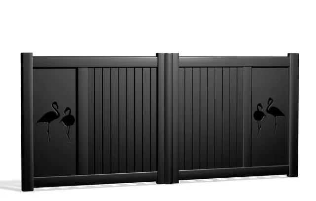 Préfalu Daxue portail battant aluminium jardin