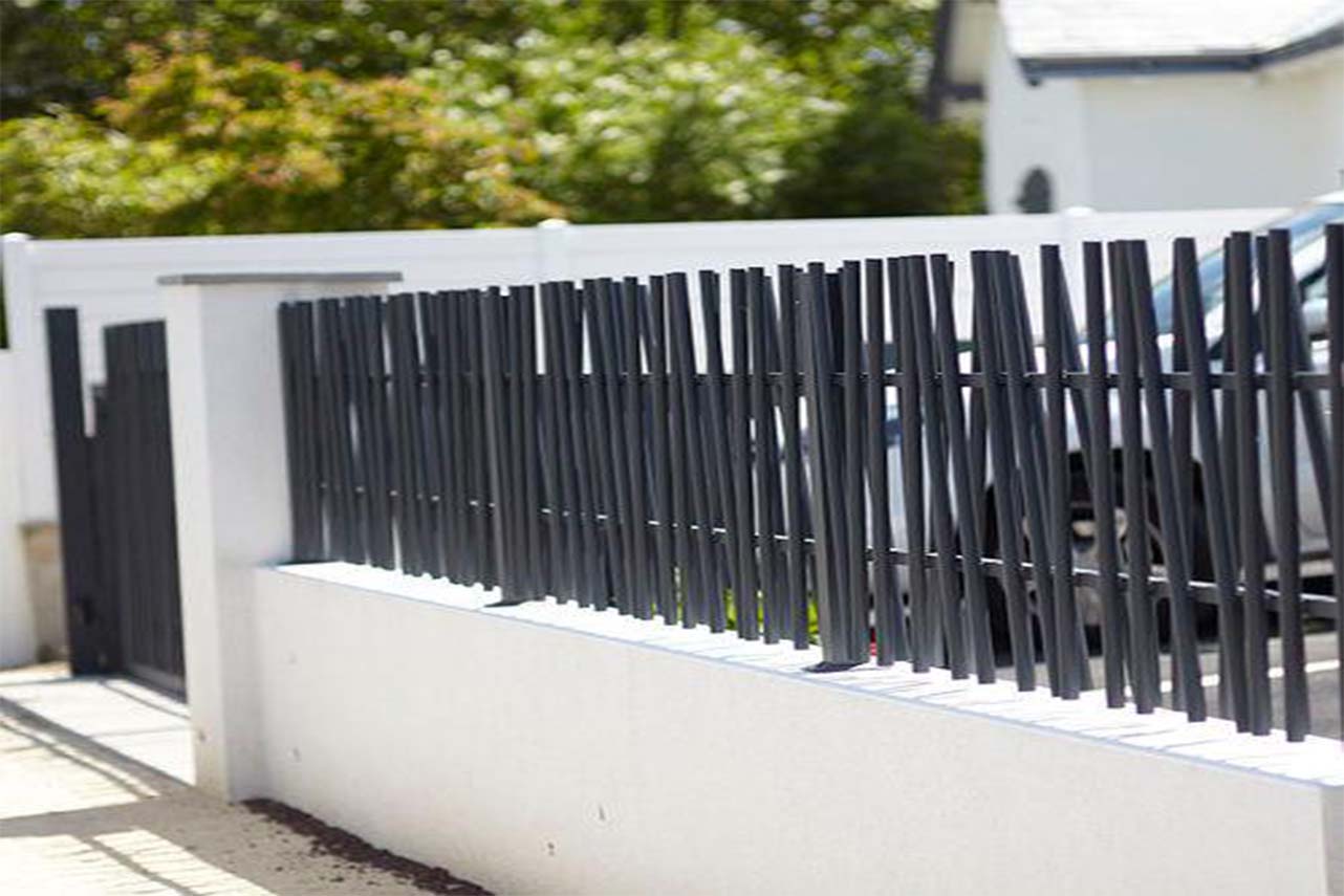 METAL GARDEN Barreaudages Acier poteau rond barreaudage 2000 mm acier