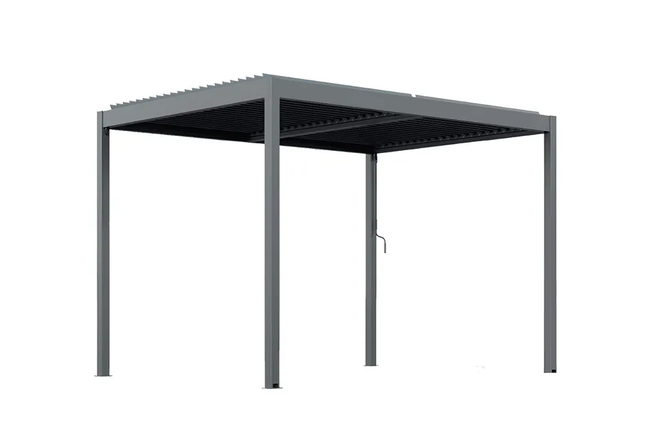 METAL GARDEN Pergolas bioclimatique autoportée éco alu 3000