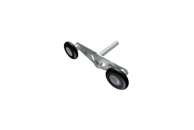 METAL GARDEN Accessoires Portes Sectionnelles roulette duplex