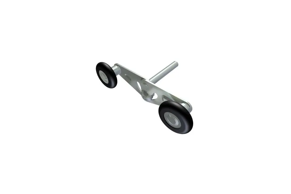 METAL GARDEN Accessoires Portes Sectionnelles roulette duplex